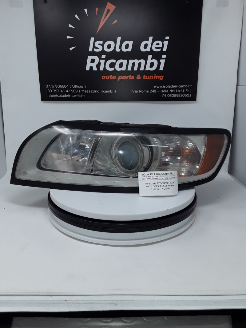 Fanale Usato - Anteriore Sinistro Volvo S40 V40