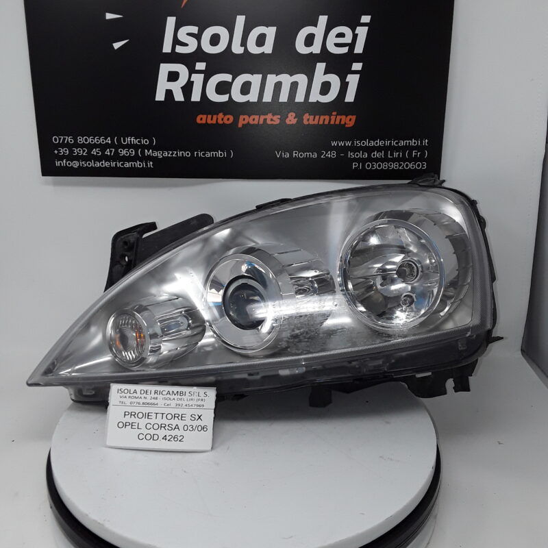 Fanale Usato - Anteriore Sinistro Opel Corsa Anno 2003/2006