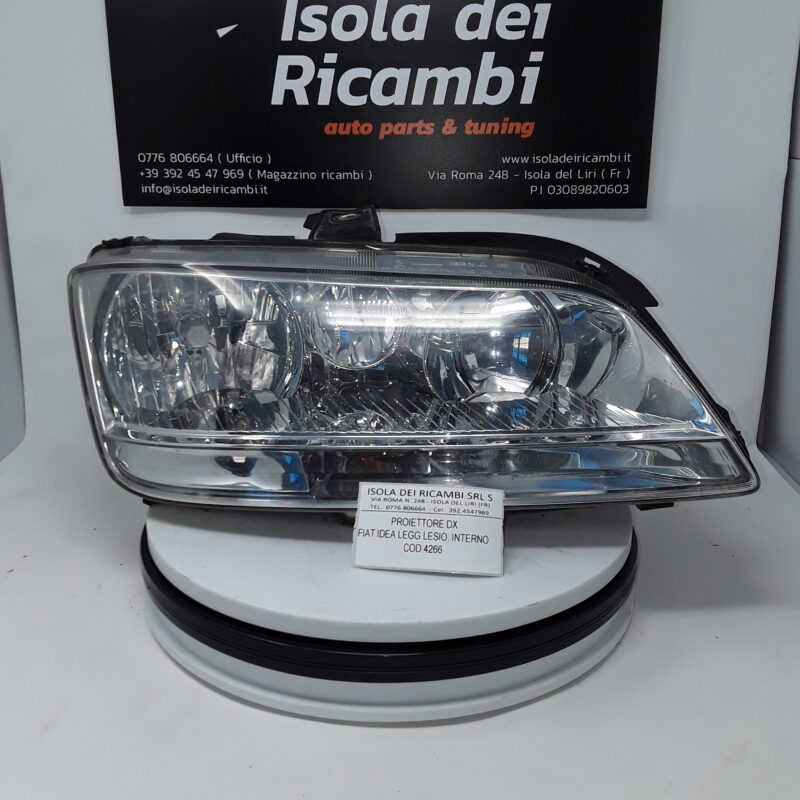 Fanale Usato - Anteriore Destro Fiat Idea ( Leggermente Lesionato)