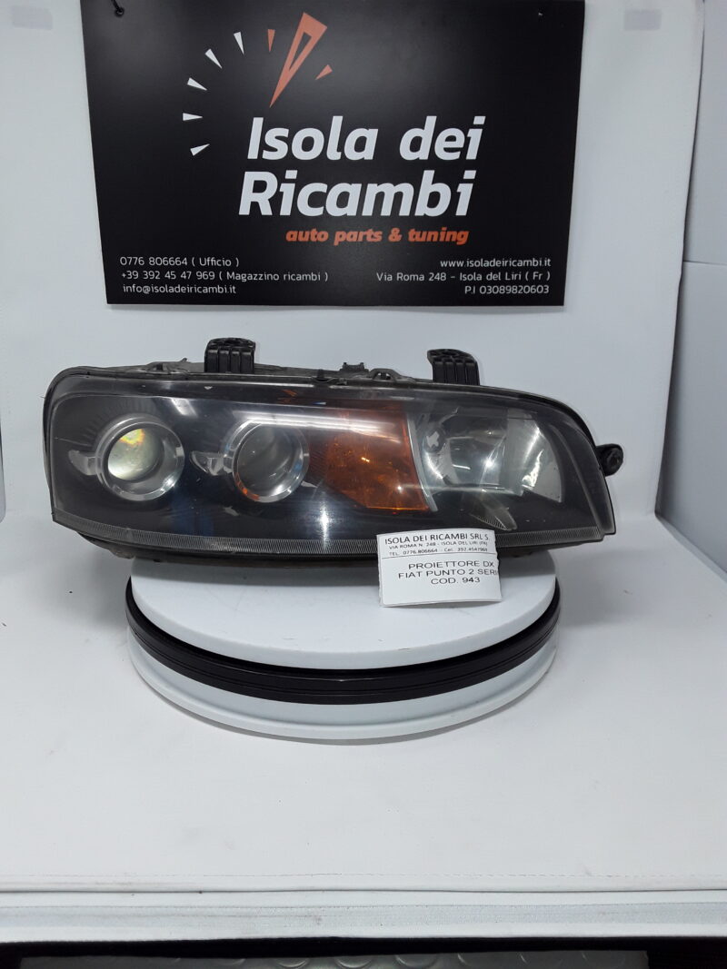 Fanale Usato - Anteriore Destro Fiat Punto 2 Serie