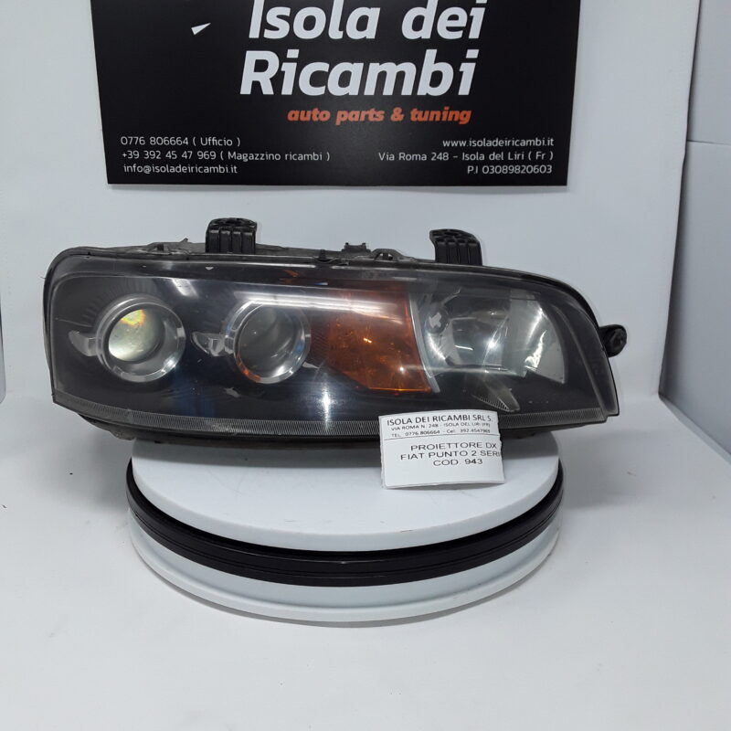 Fanale Usato - Anteriore Destro Fiat Punto 2 Serie