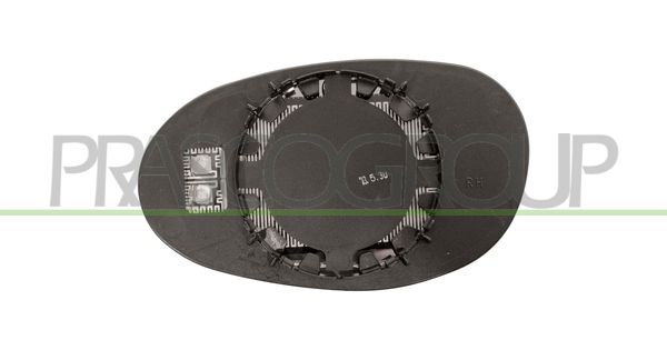 Vetro Specchio Nuovo -  Specchio esterno per Smart City-Coupe (450)  Dx Termico